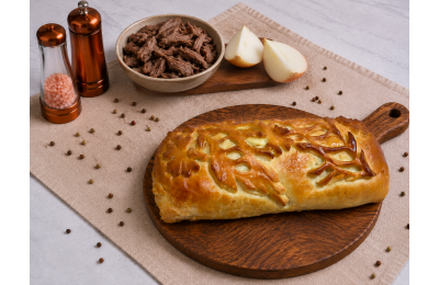 Кулебяка с мясом